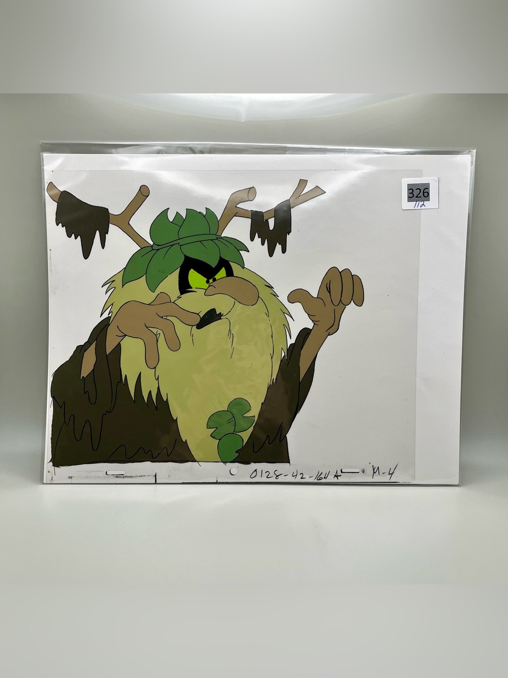 Vintage 1980s The Smurfs Marsh Monster Original Hanna-Barbera Production Cel